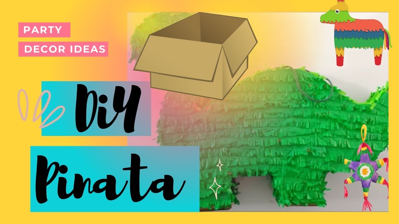 How to make Pinata for Party step by step | DIY party Decor Ideas | Dinosaur pinata