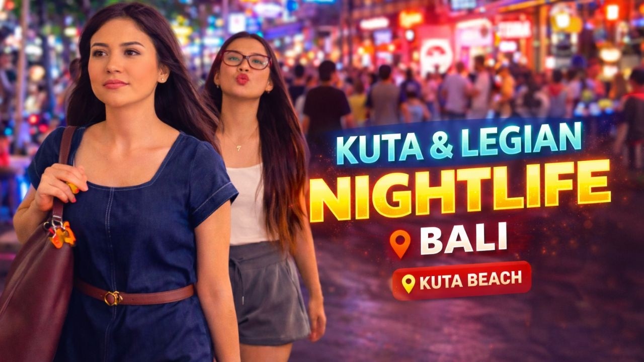 Kuta Bali Nightlife 2026 – Pantai Kuta & Legian Street Walking Tour