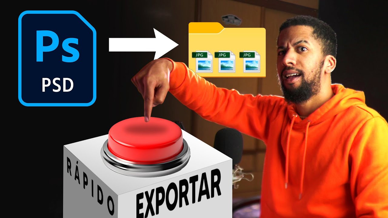 Exporta Com Apenas UM BOTÃO NO PHOTOSHOP!