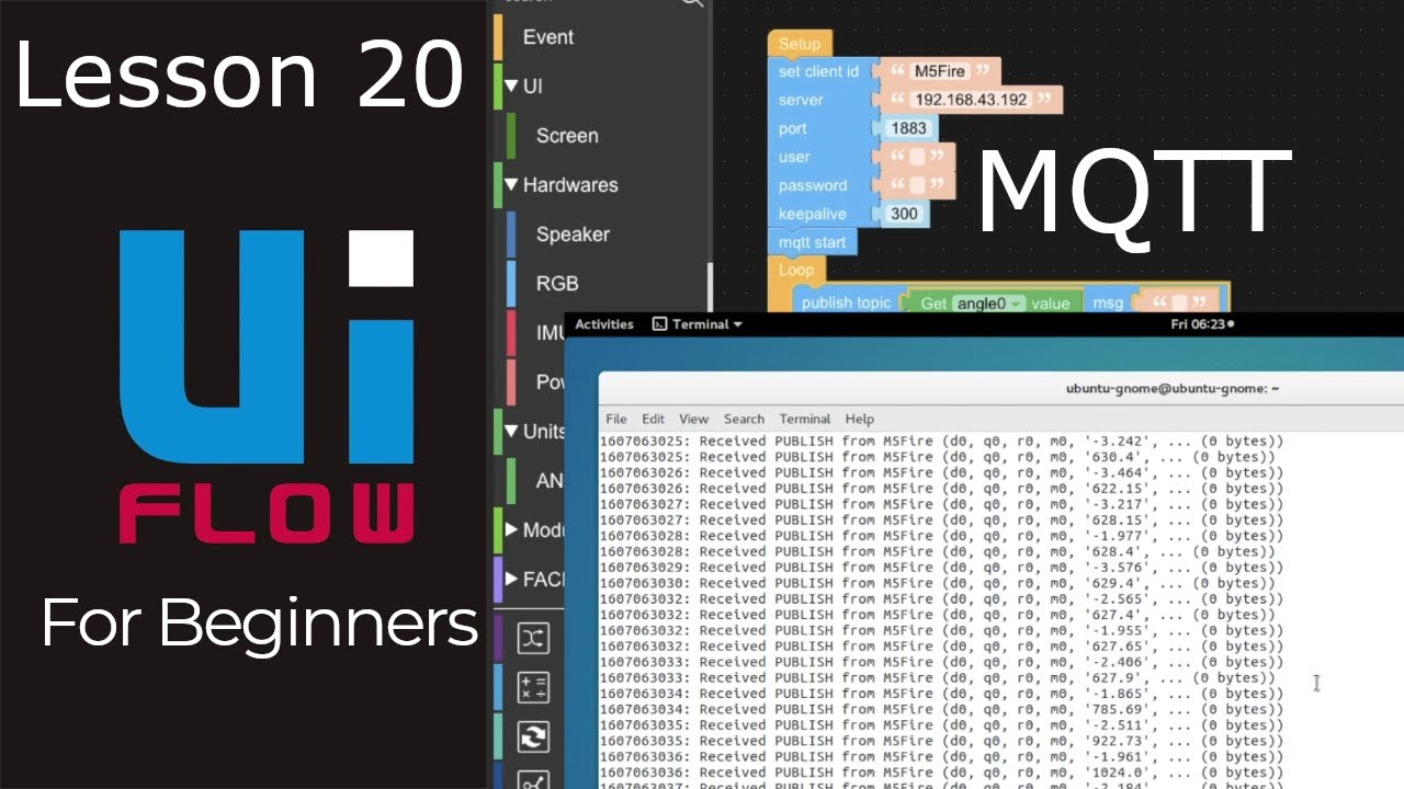 Uiflow MQTT setup + MQTT on Local network