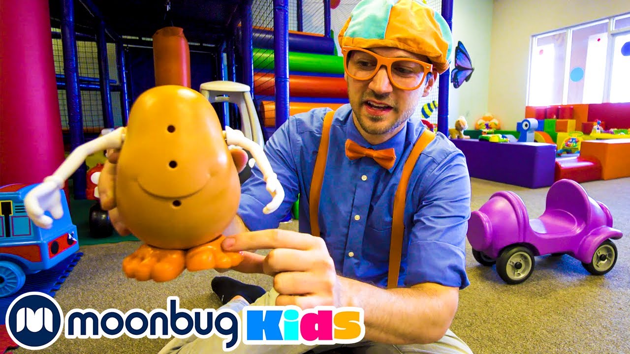 Blippi Learns about Body Parts | Blippi | Kids Songs | Moonbug Kids