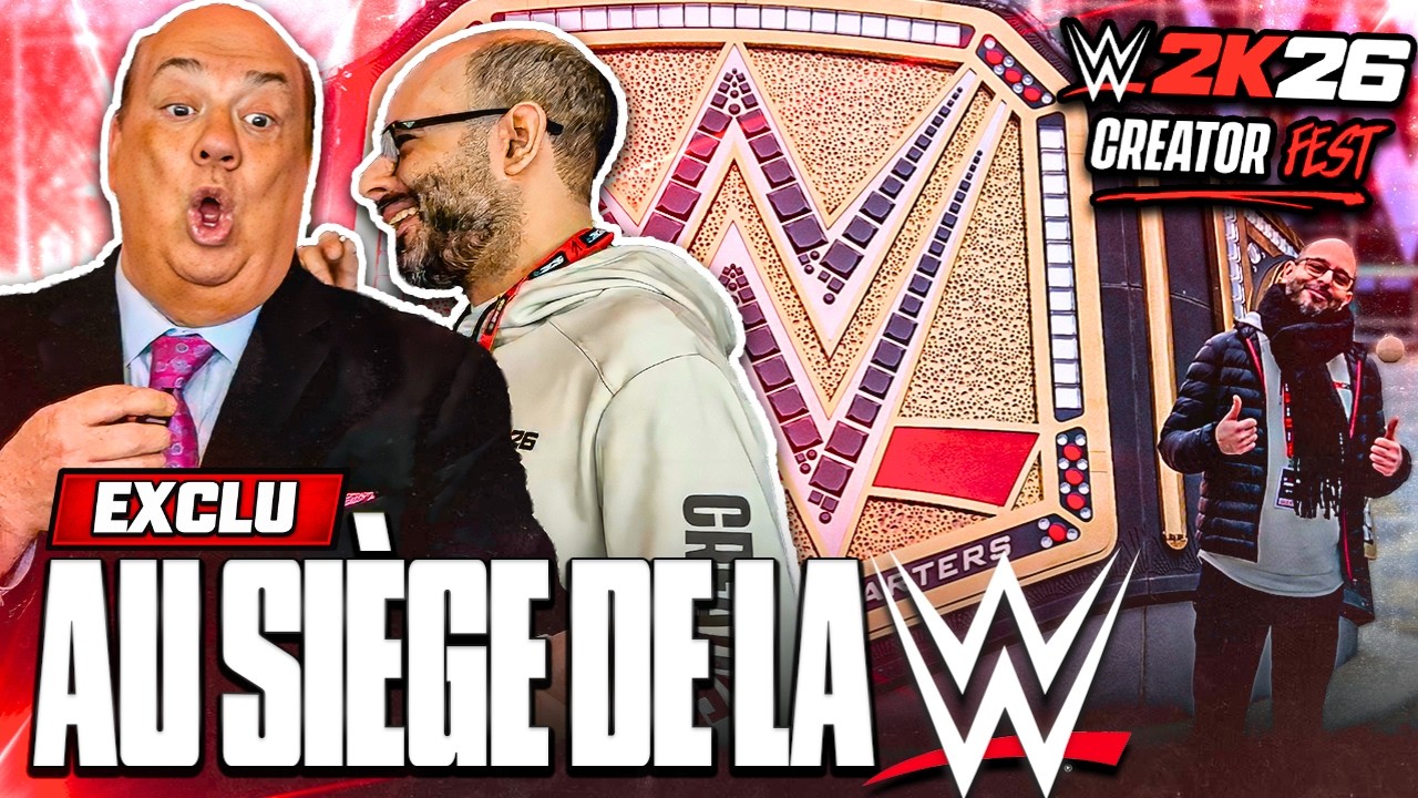 Une Journée au Siège de la WWE 🇺🇸 – Interview Paul Heyman & Coulisses Exclusives