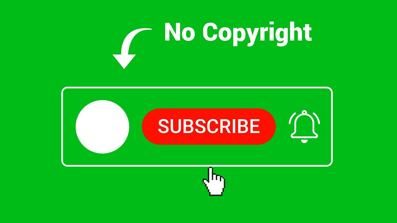 Subscribe Green Screen | Green Screen | Subscribe intro | Chroma key | Nice Techno