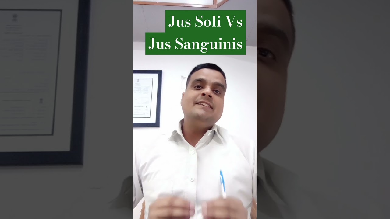 Difference between just soli and just sanguinis #geopolitics #internationalrelations #upsc #finance