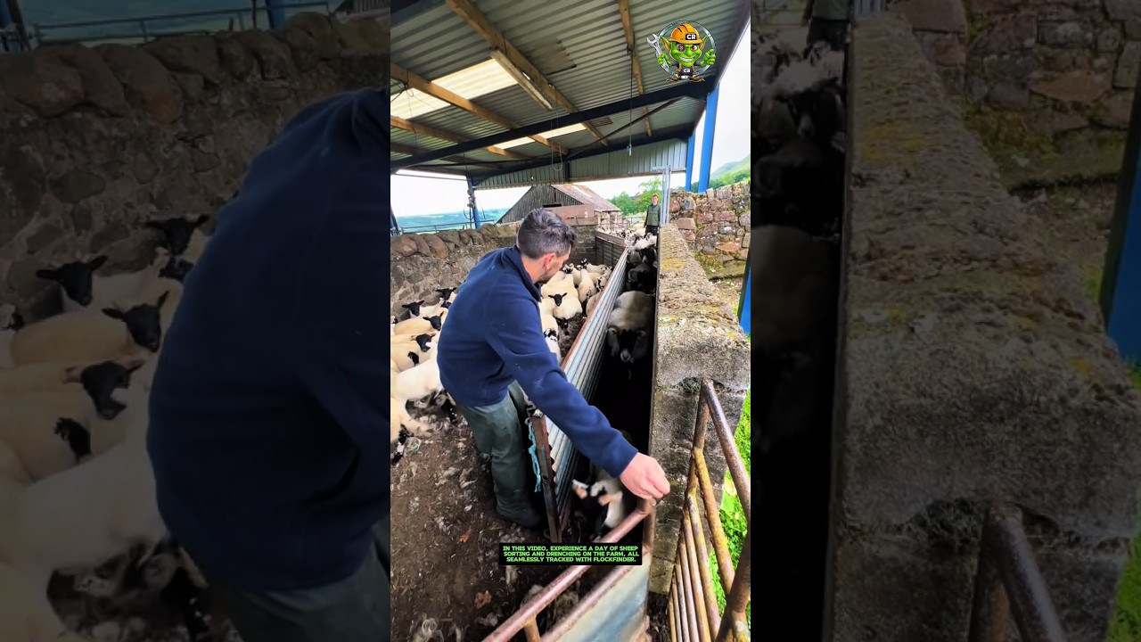 Sheep Drenching Day on the Farm with FlockFinder | Efficient Livestock Management