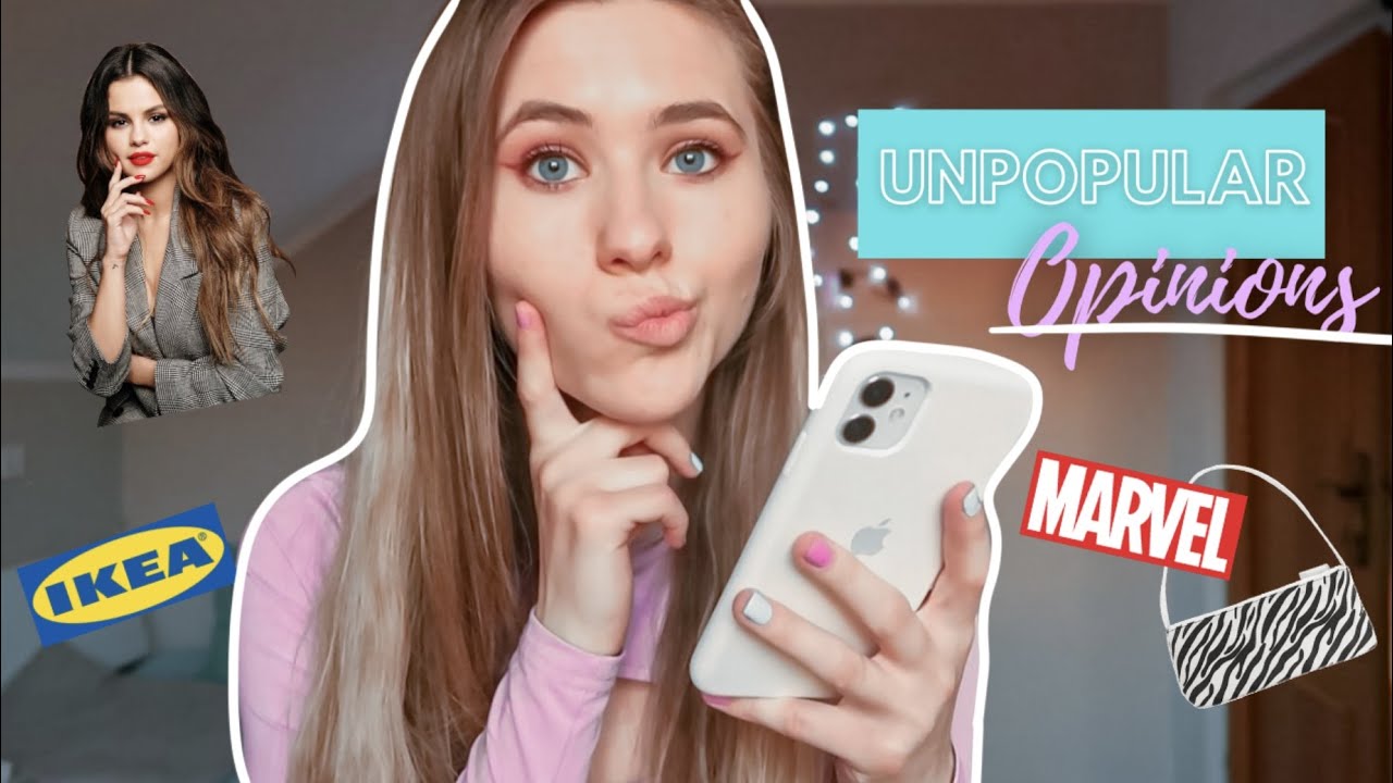 UNPOPULAR OPINIONS| Selena Gomez, Marvel, Ikea, Catcalling, hokejsti a oveľa viac| Moma Filinova