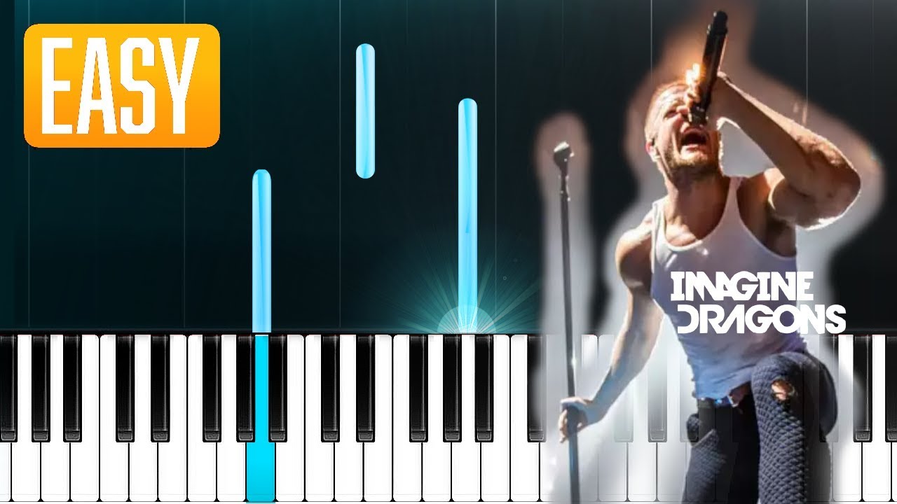 Imagine Dragons - West Coast 100% EASY PIANO TUTORIAL