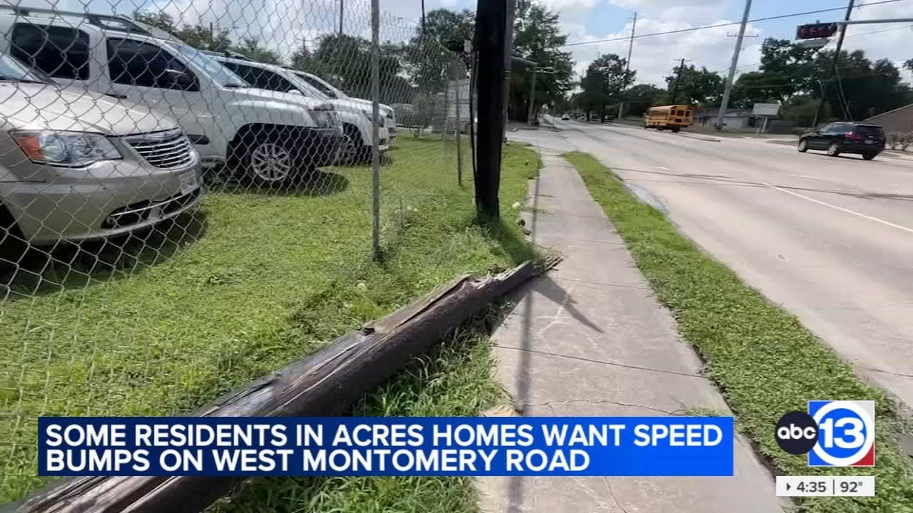 Acres Homes-area residents want speed bumps installed after frequent crashes