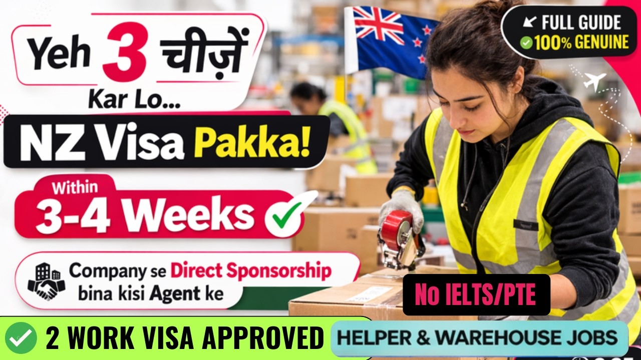 New Zealand 🇳🇿 Seasonal Work Visa 2026 | Direct Jobs | Full Process