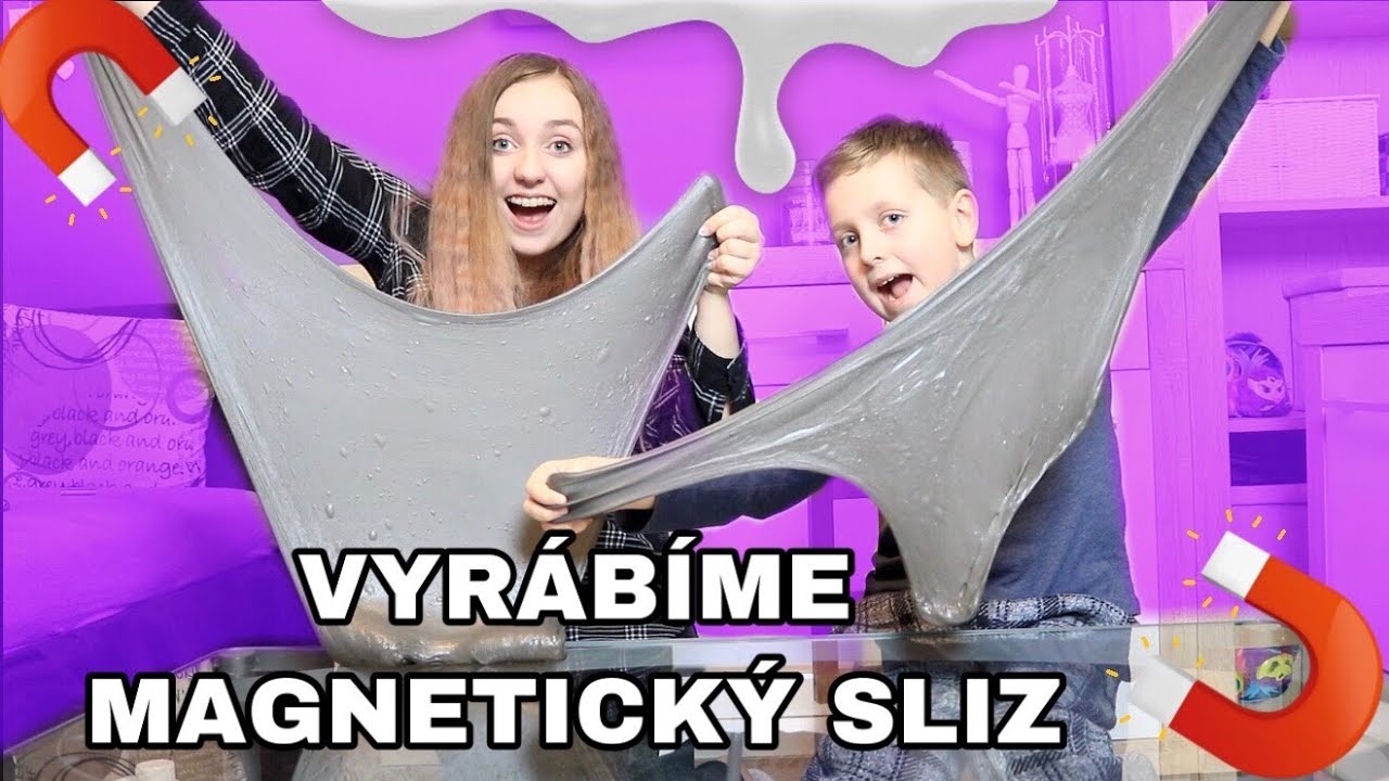 Vyrábíme magnetický sliz / How to make magnetic slime