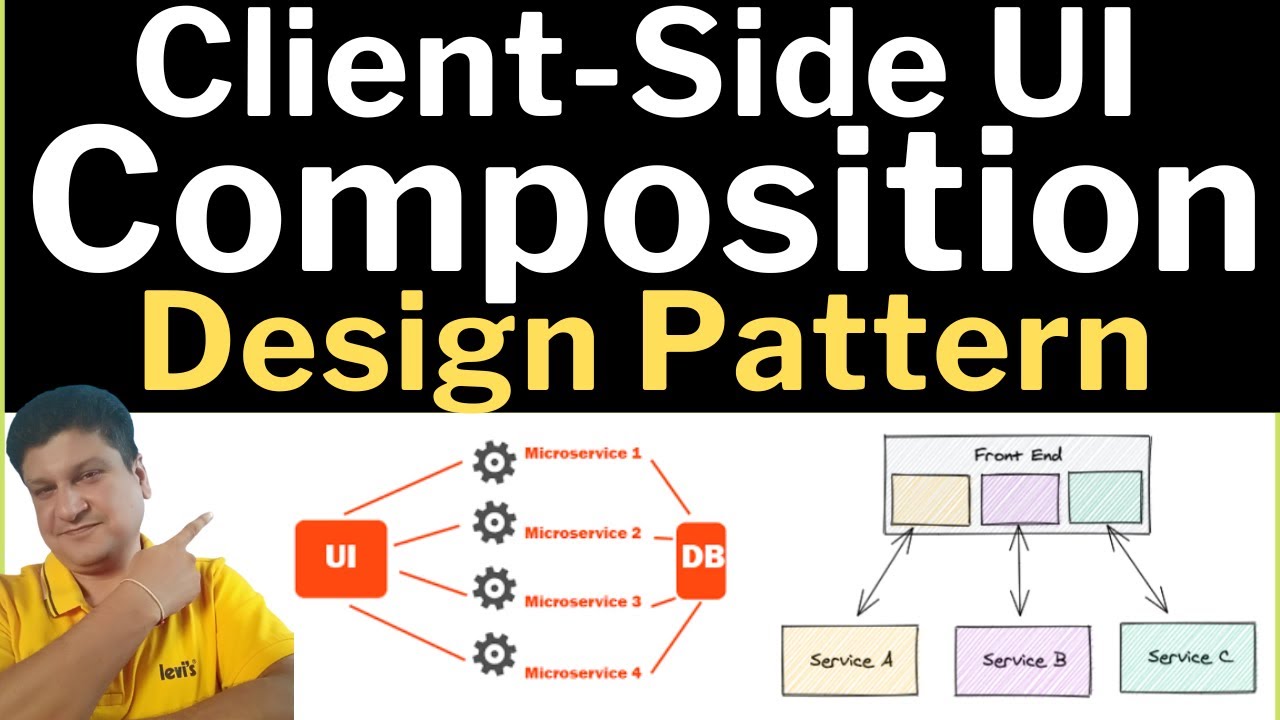 Client-side UI Composition Design Pattern for Microservices with Examples for Beginners