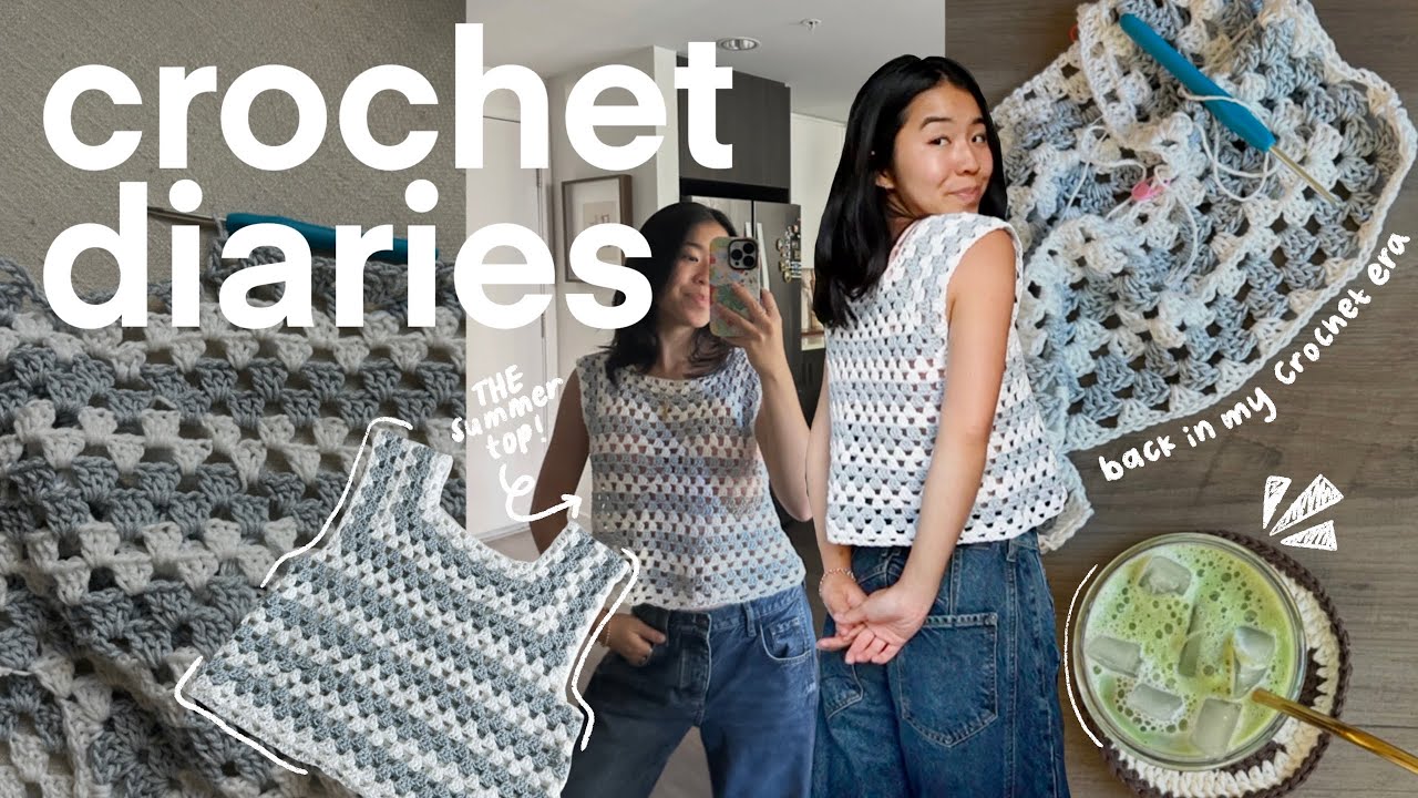 CROCHET DIARIES | crocheting the perfect summer top!