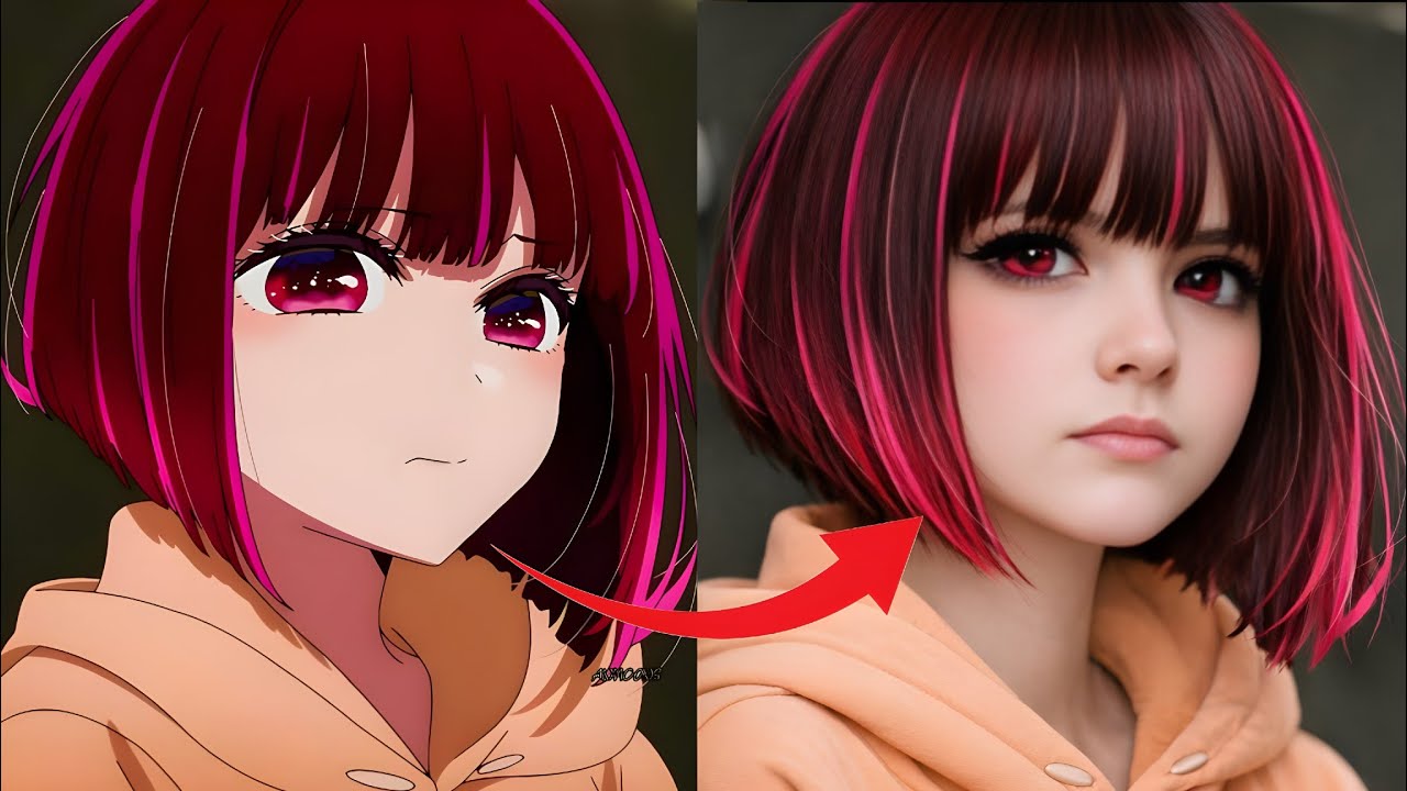 what if Oshi no Ko was real 😱 | anime AI live action 