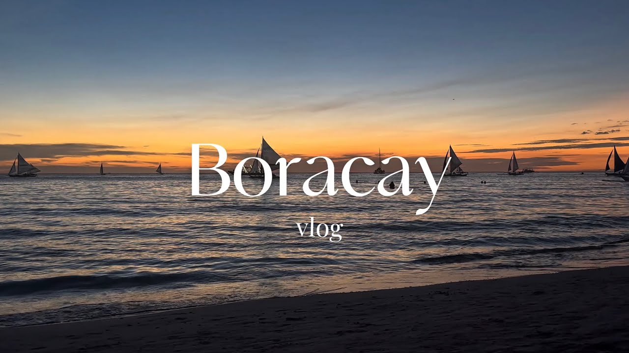 Boracay vlog🌴 • Stayed at Coast Hotel! All we did was eat and chill 🐚
