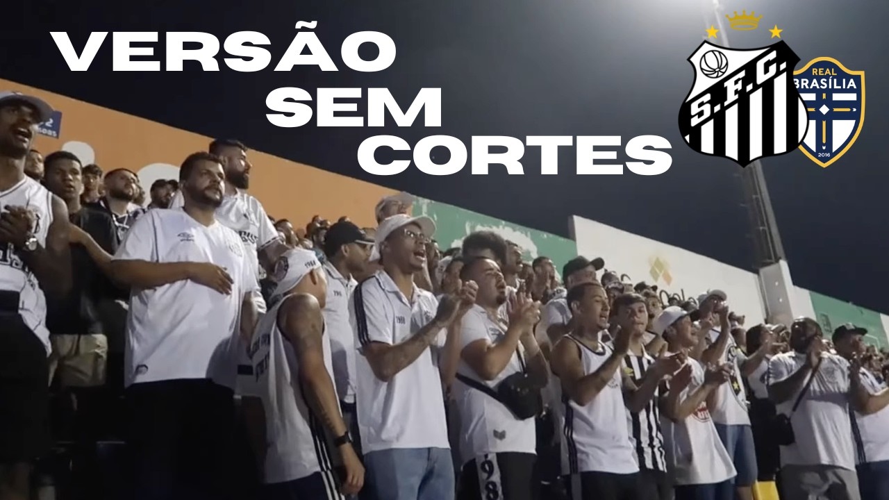 Santos 3x0 Real Brasília - Copinha 2026 | VLOG VERSÃO ESTENDIDA (SEM CORTES)