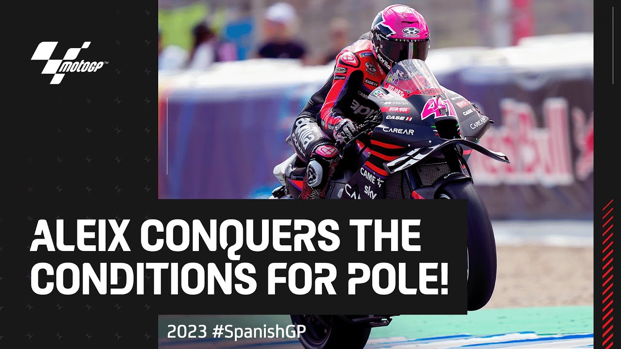 Aleix Espargaro's late pole lap! 😎 | 2023 #SpanishGP