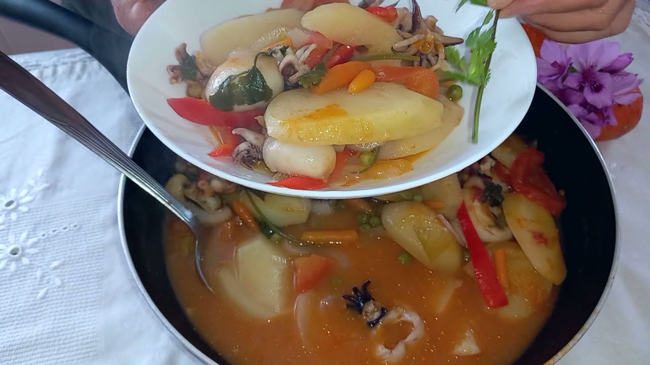 Choquinhos de caldeirada~Tina na costura e na cozinha