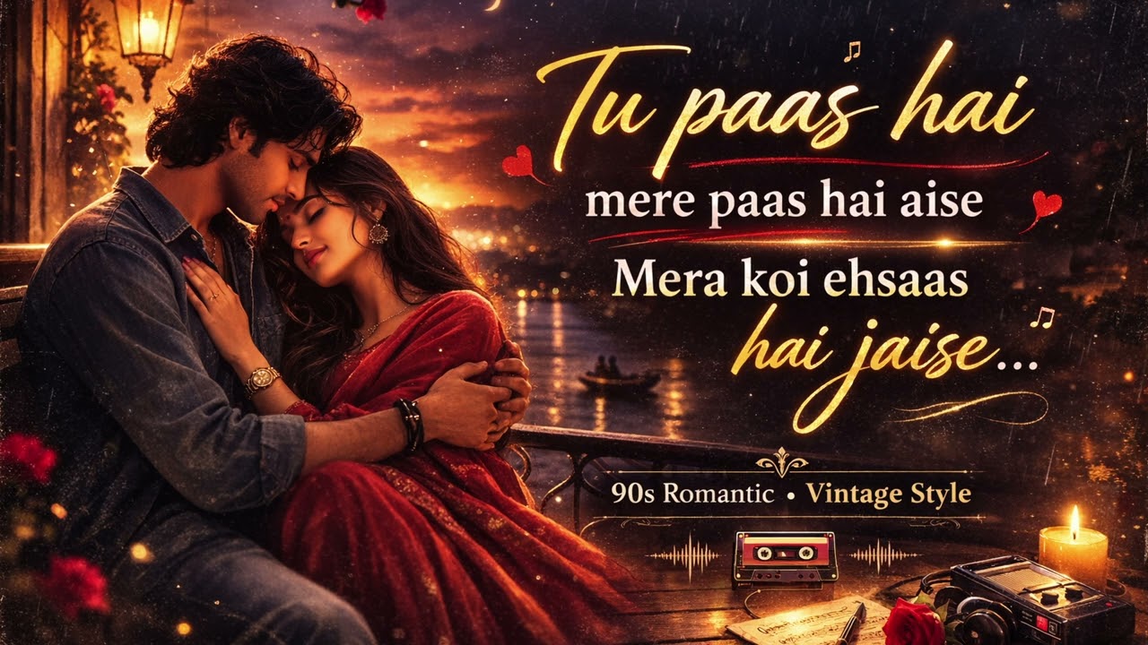 Tu Paas Hai Mere Paas Hai | 90s Romantic Reimagined Version | 90s Style Emotional | 90X Melodies