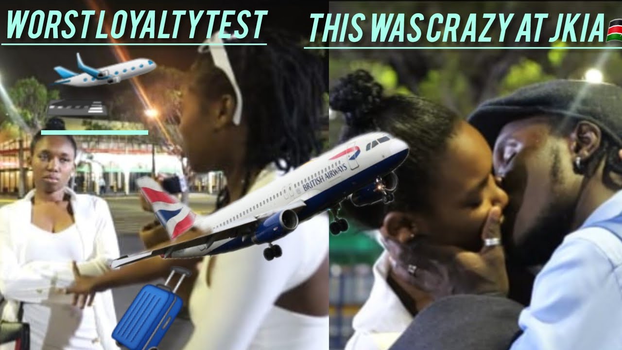 Худший тест на лояльность в JKIA (Кения)💔Парня из Великобритании приняли две его девушки😭