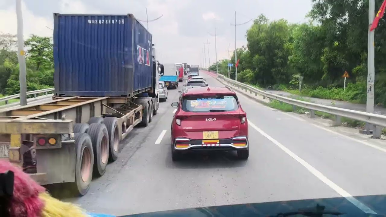 Lại một ngày vất vả kẹt xe hành Trình về miền Tây.