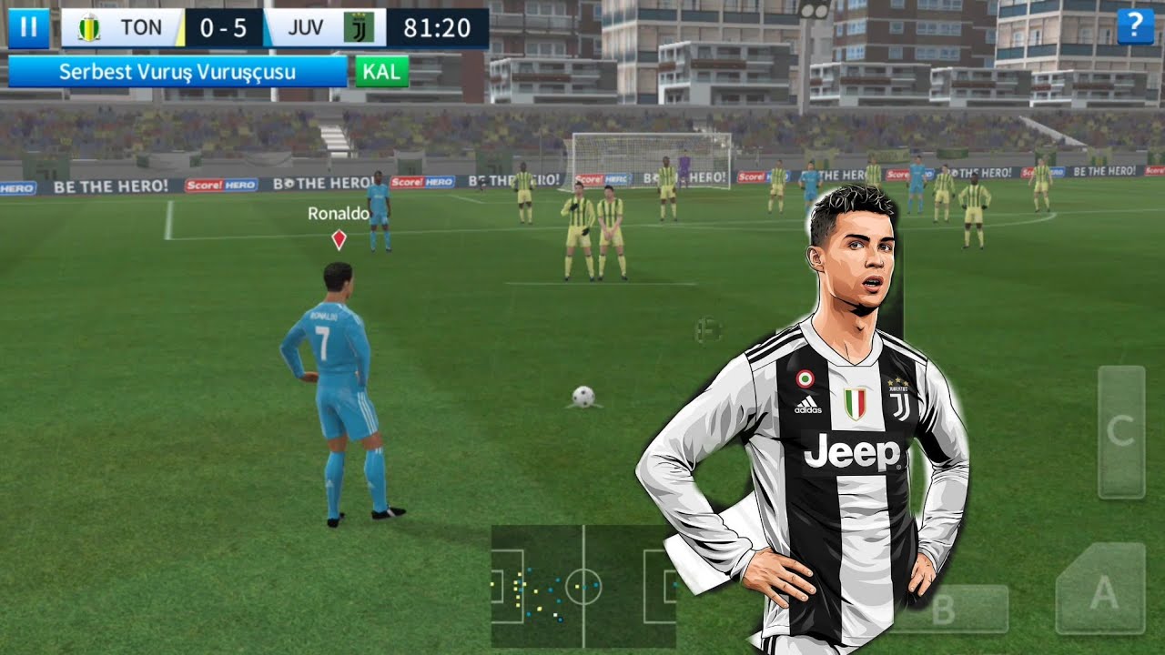 RONALDOLU JUVENTUS ! DREAM LEAGUE SOCCER 2018