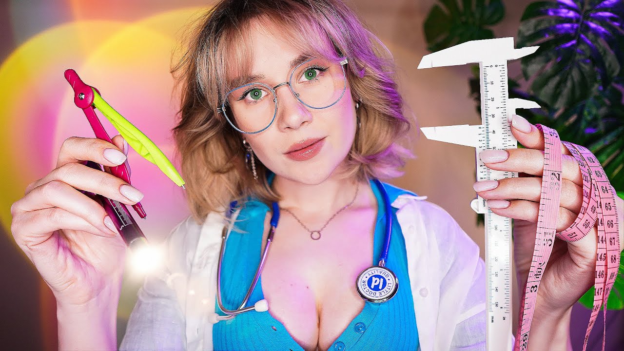 АСМР Неразборчивый Врач Усыпляет 🩺 Измерения и Визуальные Проверки 💤 asmr inaudible doctor