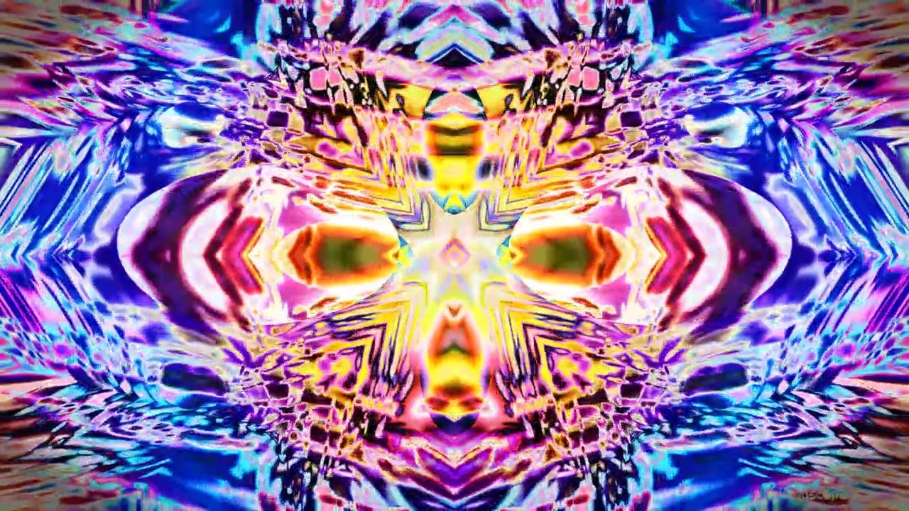 Relaxing Kaleidoscope Abstraction | Surreal Visual Loop with Calm Music