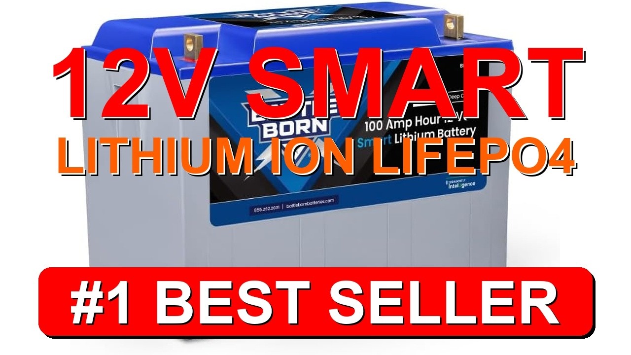 12V Smart Lithium Ion (LiFePO4) RV Marine Solar & Off Grid Batteries - B0DN7NTVMX