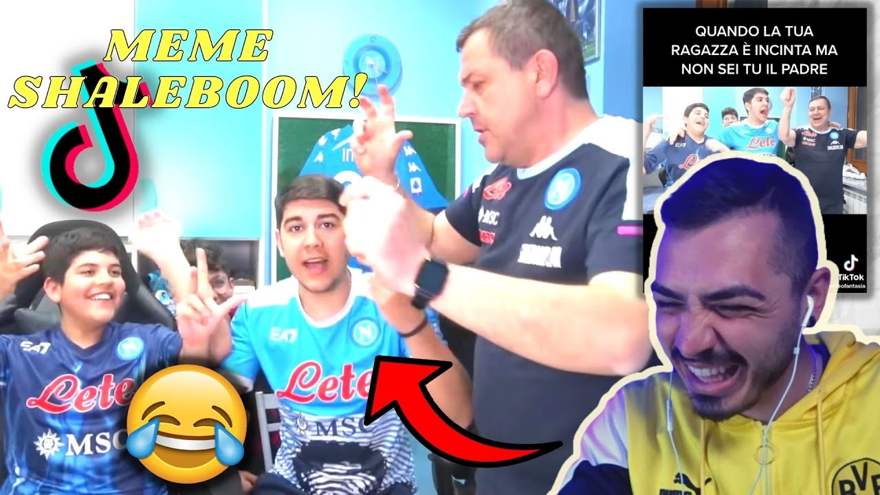 😂🕺 REAGISCO ai MIGLIORI MEME TIKTOK su SHALEBOOM di NAPOLI-ROMA!!! *risate shekerate*