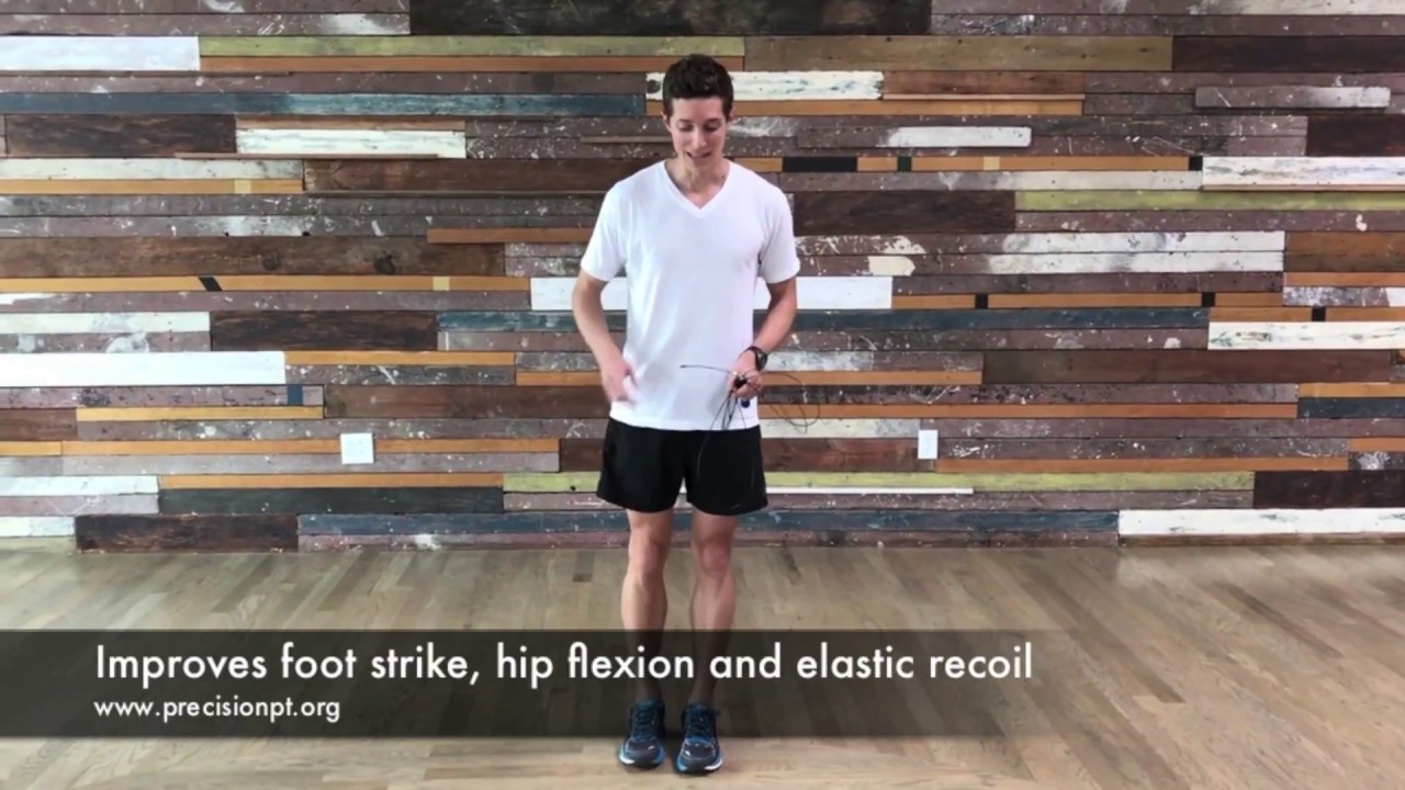 Running Form Drill to improve foot strike and elastic recoil