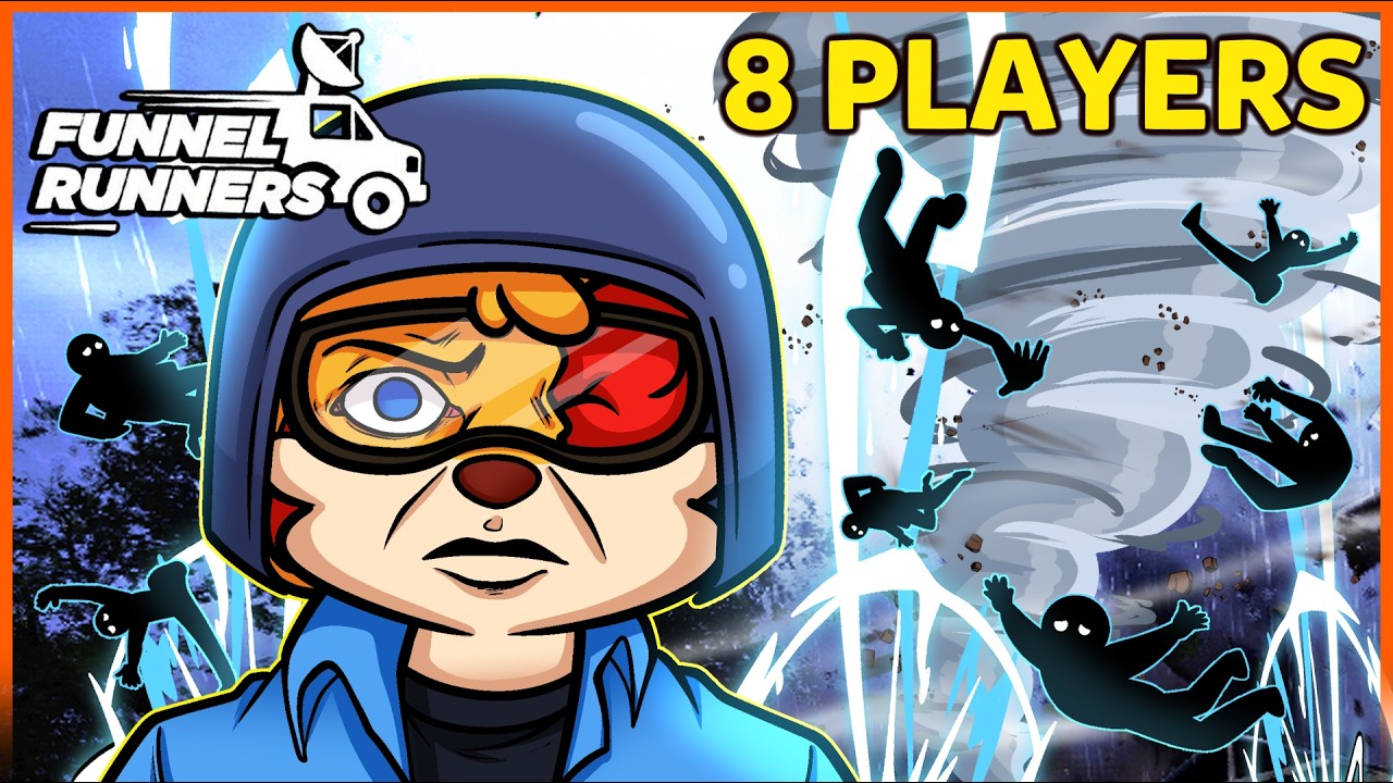 ОХОТА НА ТОРНАДО ВВОСЕМЕРОМ &mdash; ЭТО УЖАС!!! [Funnel Runners]