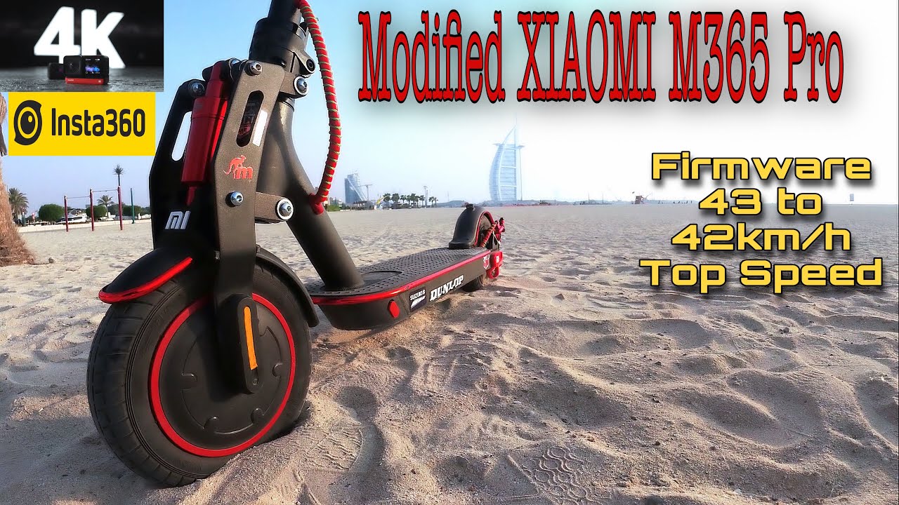 Xiaomi Scooter M365 Pro Top Speed 2020 Firmware 43 to 42km/h. Mix Joy Ride 16km and customized