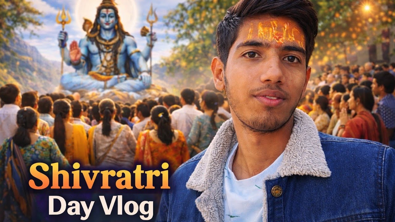 Shivratri day vlog ! My Friend Enjoy__Shivratri ! #1million  #shortvideo #vlog 
