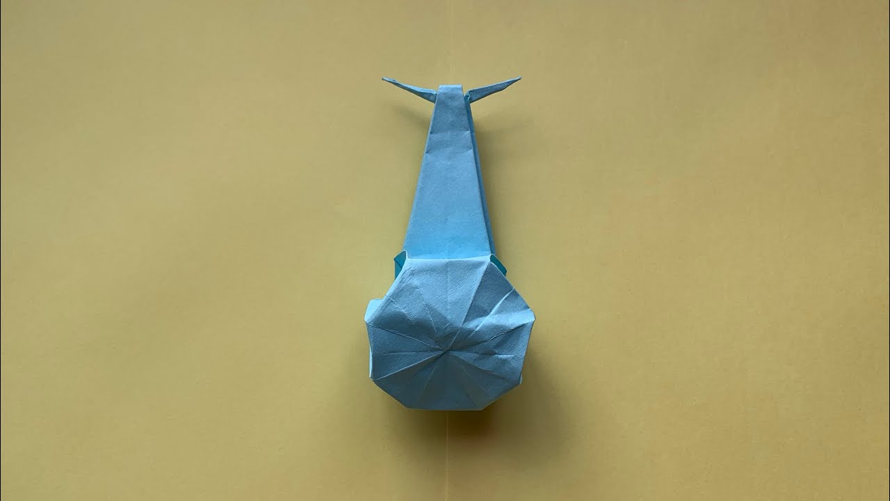 Como Fazer Um Caracol De Papel - Origami Caracol