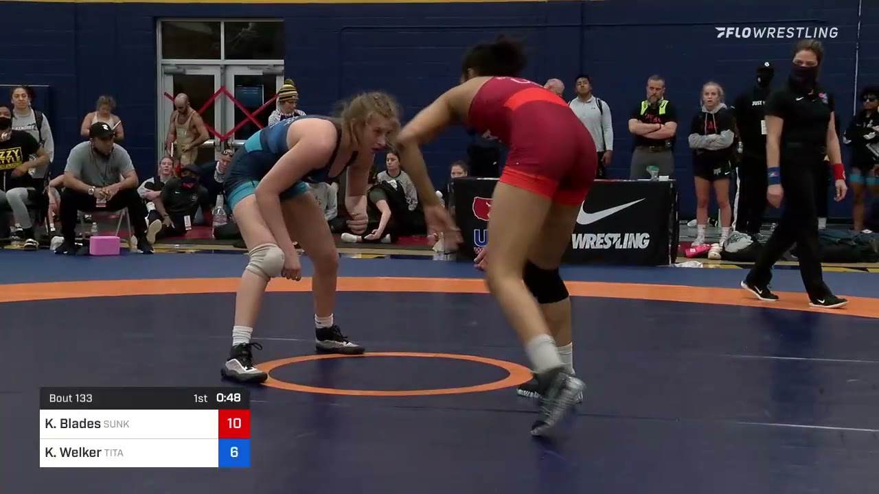 68 Kg Final - Kennedy Blades, Sunkids Wrestling Club Vs Kylie Welker, Titan Mercury Wrestling Club