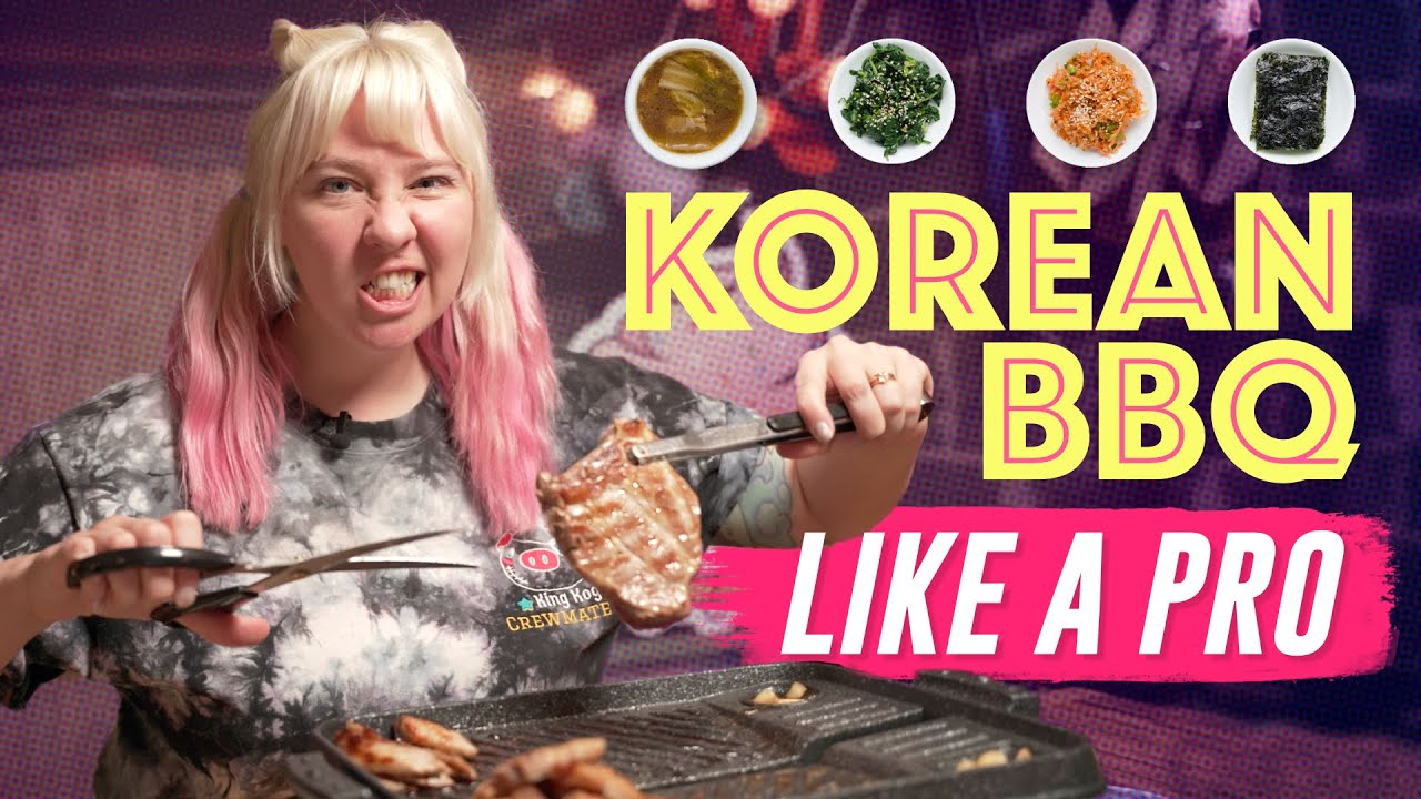 Korean BBQ 🥩 Pro Tips for Grilling, Veggie Wraps, and Soju 👑🐷 Part 2