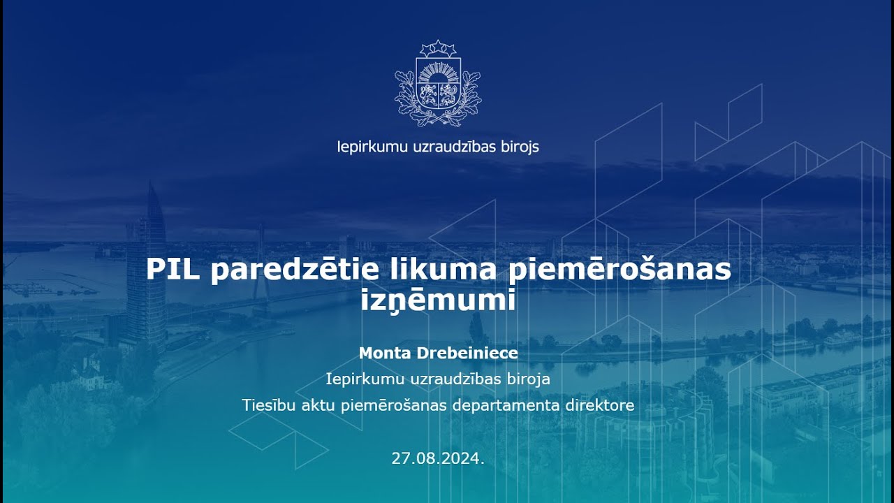Vebinārs “Publisko iepirkumu likumā paredzētie izņēmumi”