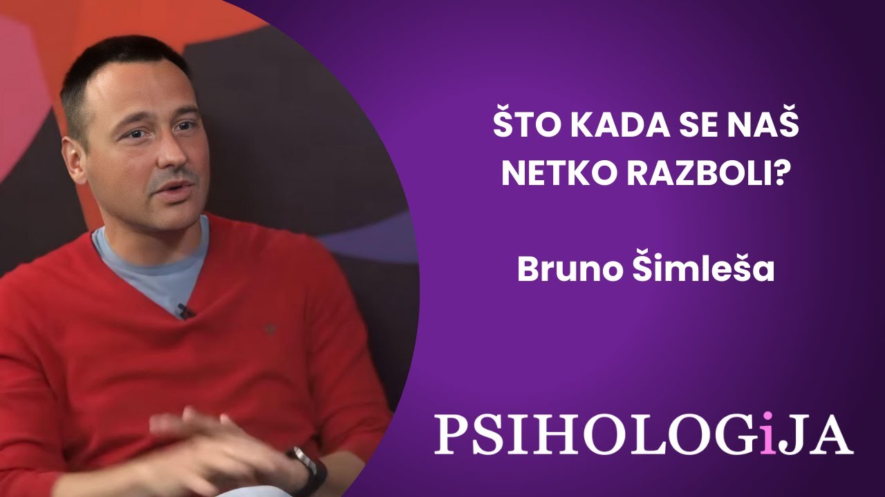 S01E09 PSIHOLOGiJA #9- Što kada se netko naš razboli? (Bruno Šimleša)