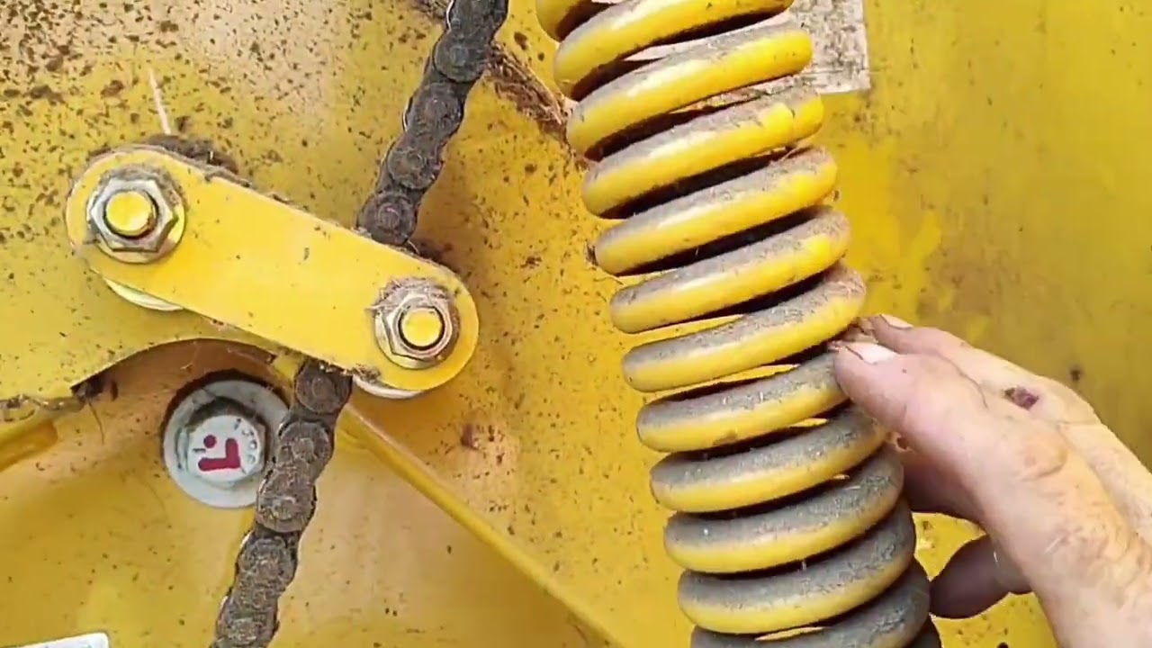 Have you tried this trick to removing jammed up hay in a round baler?