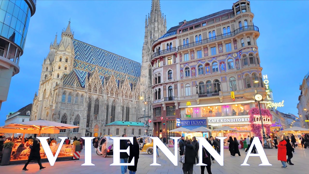 Vienna Austria, February 2026||  Walking Tour 4K UHD 