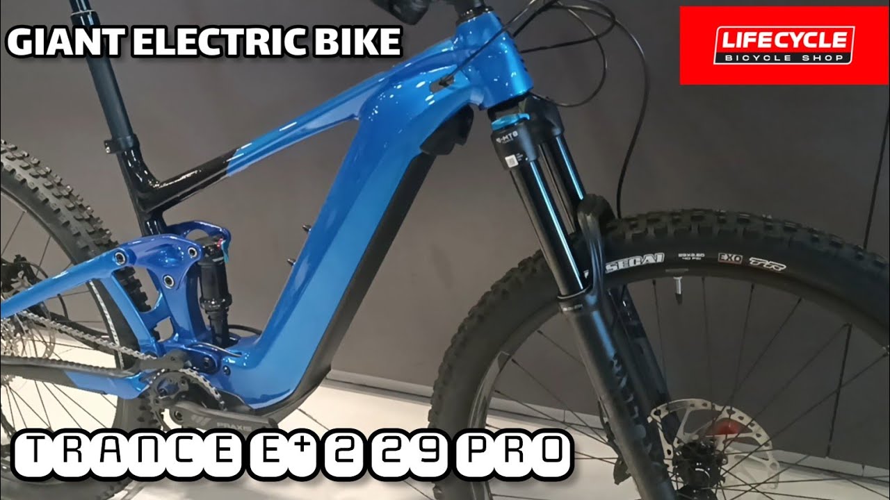 GIANT MOUNTAIN ELECTRIC BIKE | 2022 GIANT TRANCE E+ 2 PRO 29