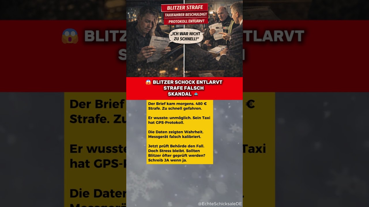 😱 BLITZER SCHOCK ENTLARVTSTRAFE FALSCHSKANDAL 🚔