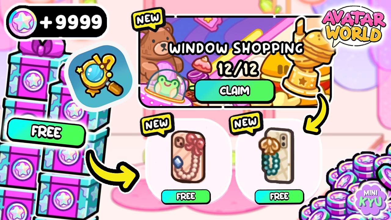 ⚠️ GET MORE FREE COINS 💰 Claim It Now ‼️ WINDOW SHOPPING SECRETS | AVATAR WORLD PAZU 🌎