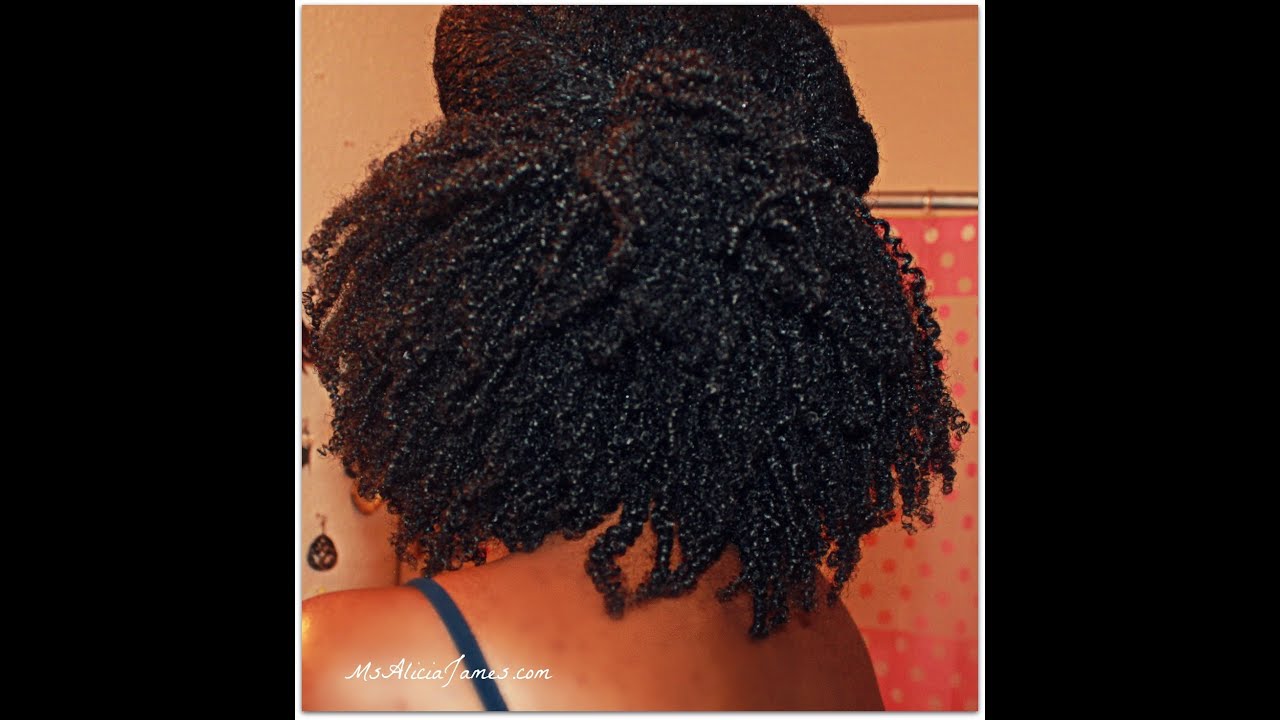 Tight Coily Curly Hair - Wash and Go Demo