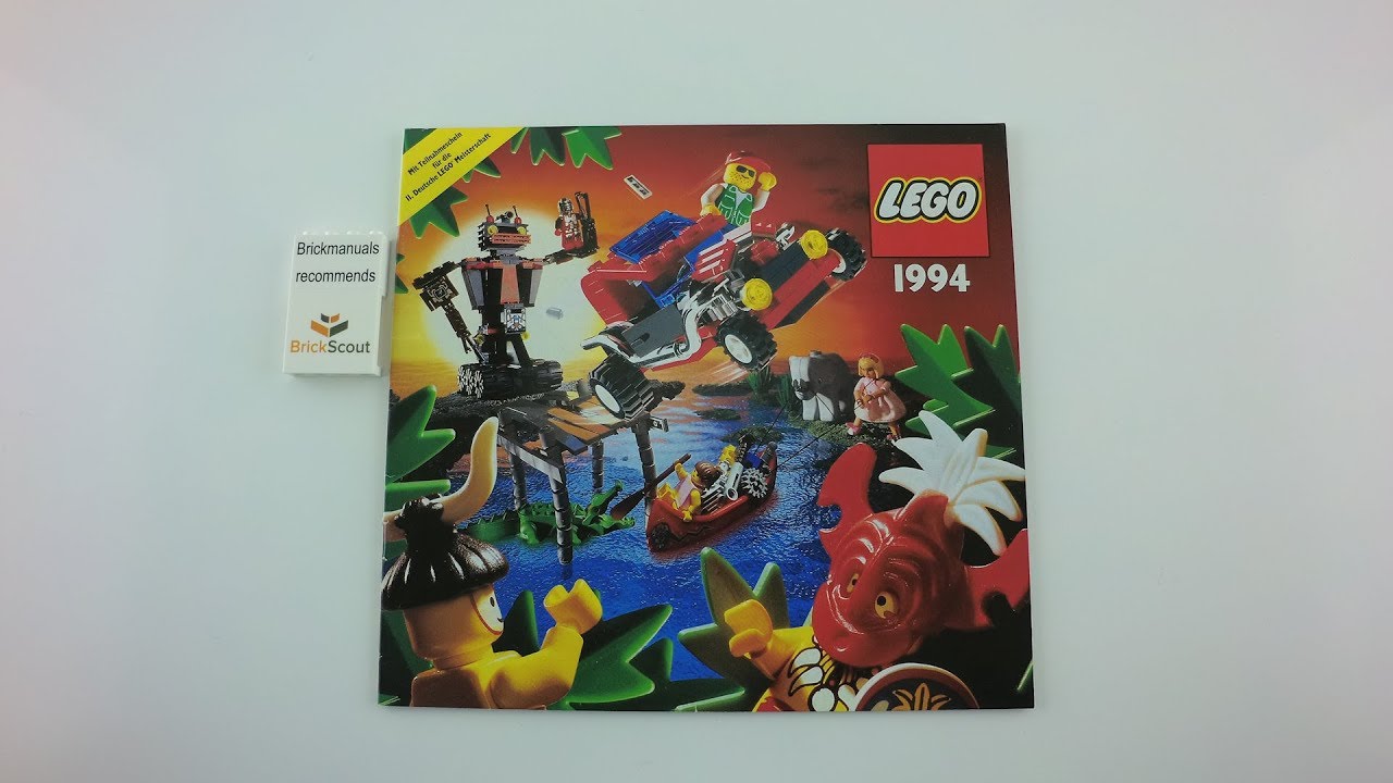 1994 Large LEGO® Catalogue Review discover Toy History in 4K