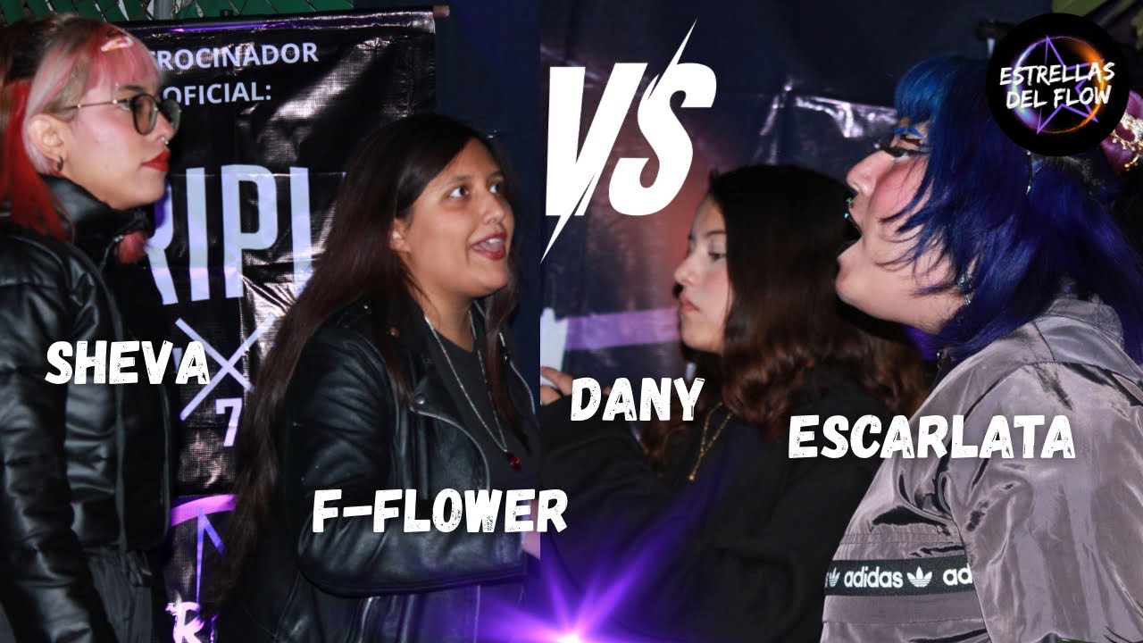 ⭐️Dany vs Escarlata vs Sheva vs F-Flower | Octavos | Batallas de Rap Estrellas del Flow | Fin de año