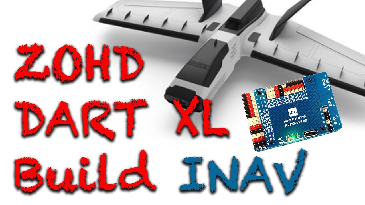 Build iNAV completa del Dart XL EXTREME di ZOHD - Assemblaggio