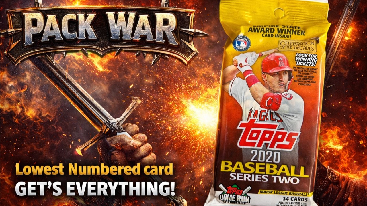 PACK WAR!  Topps Series 2 Pack War Break! 