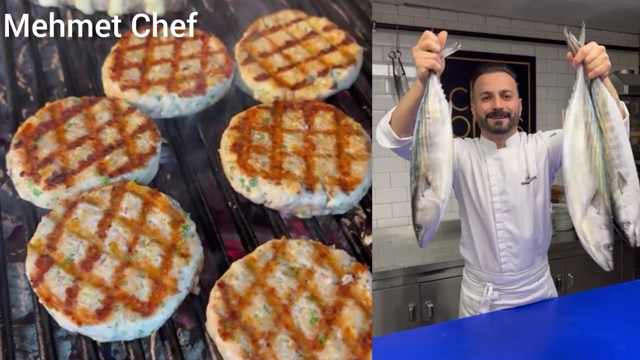 Palamut balığından balık köftesi fish meatball Mehmet Chef