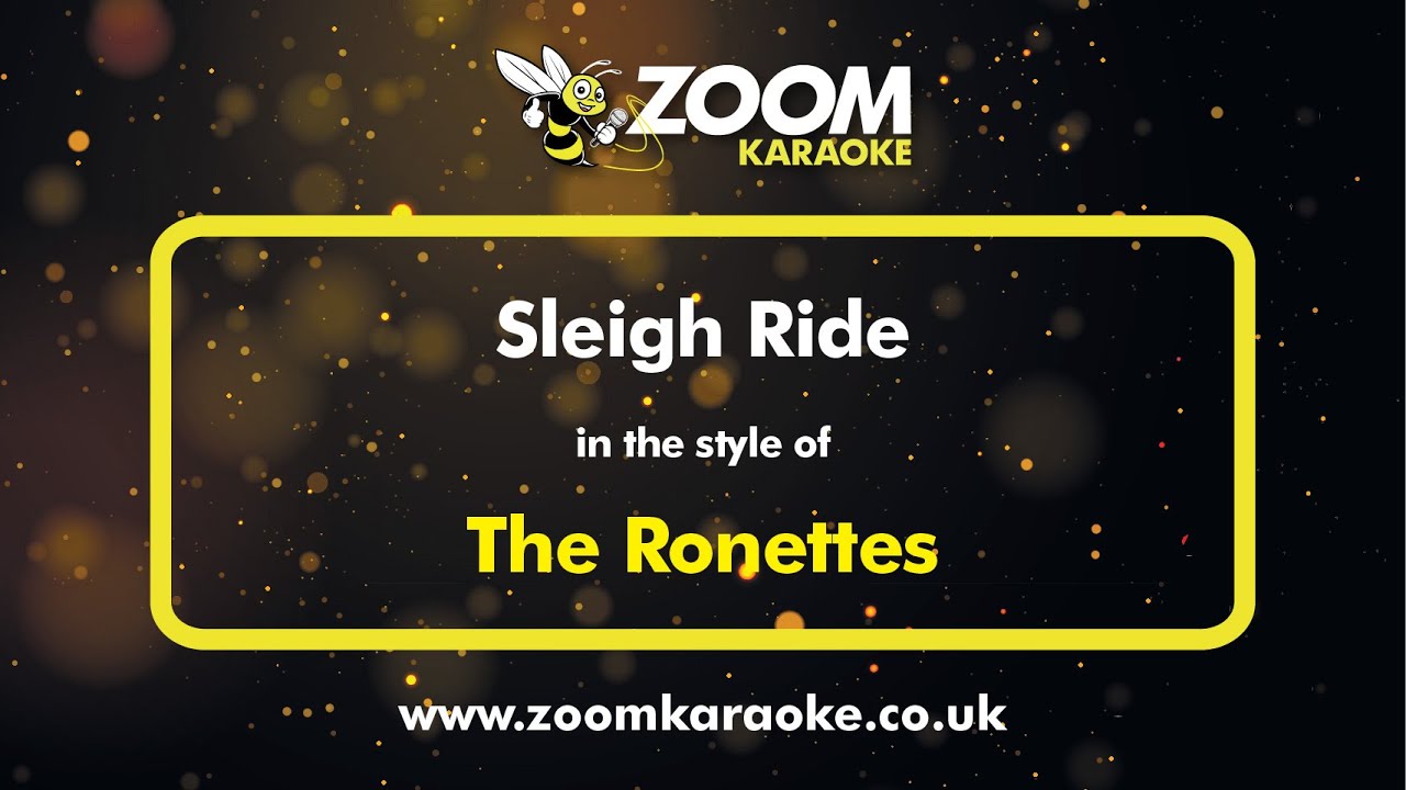 The Ronettes - Sleigh Ride - Karaoke Version from Zoom Karaoke